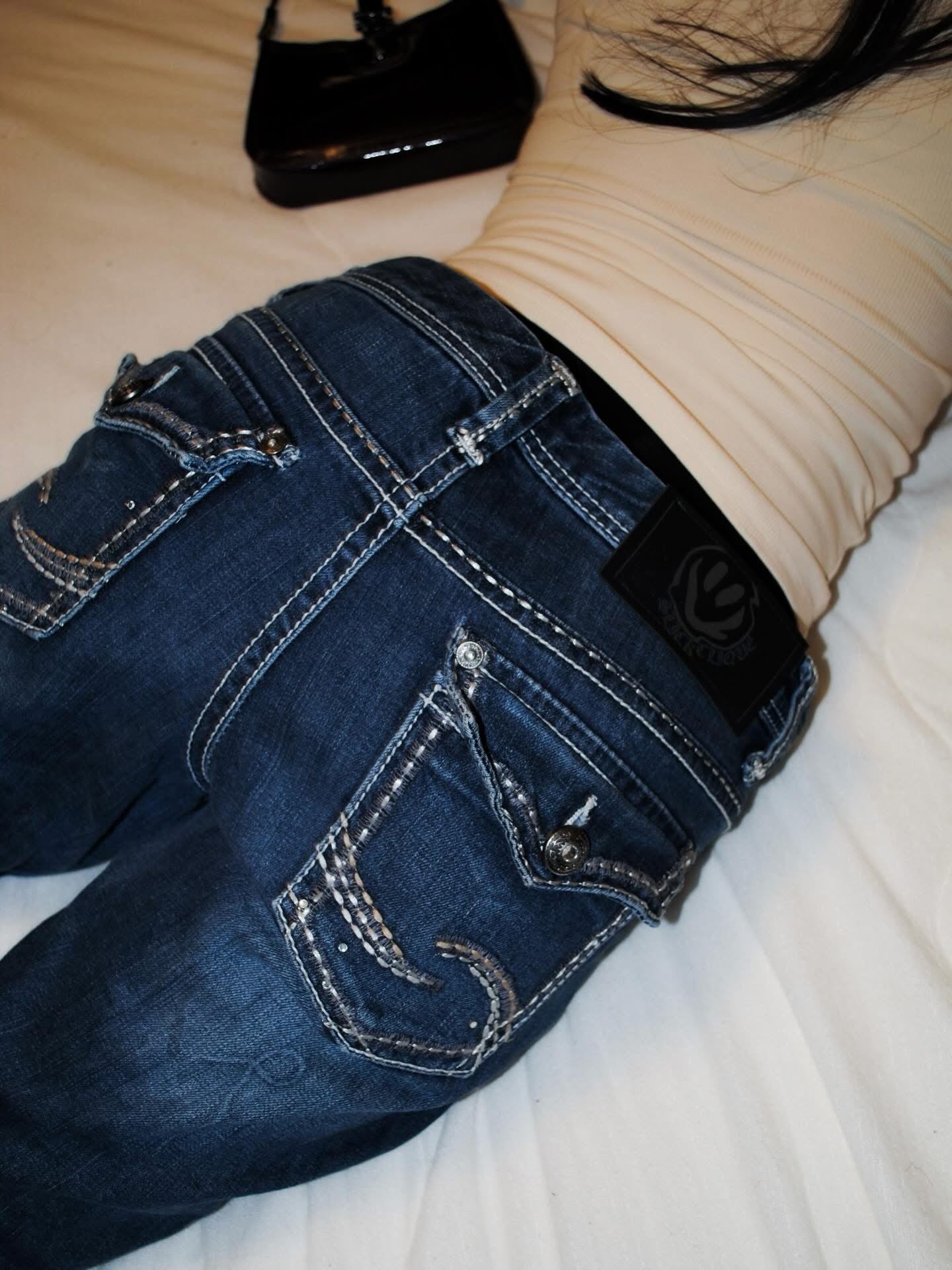 SLICK CLIQUE WOMENS DENIM PANTS