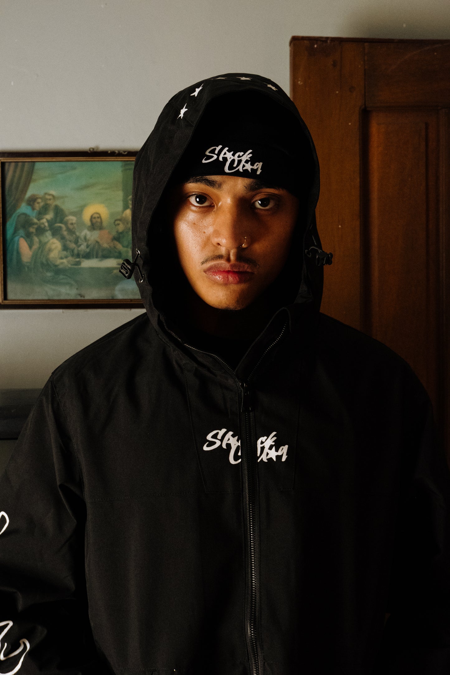 OG SKULL CAP BLACK (SLICK CLIQUE)