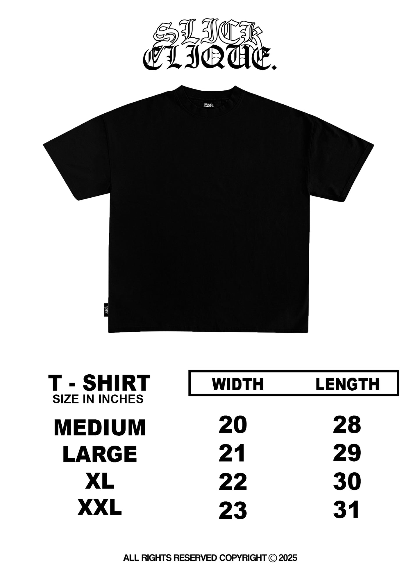 SLICK CLIQUE BLURRY TEE