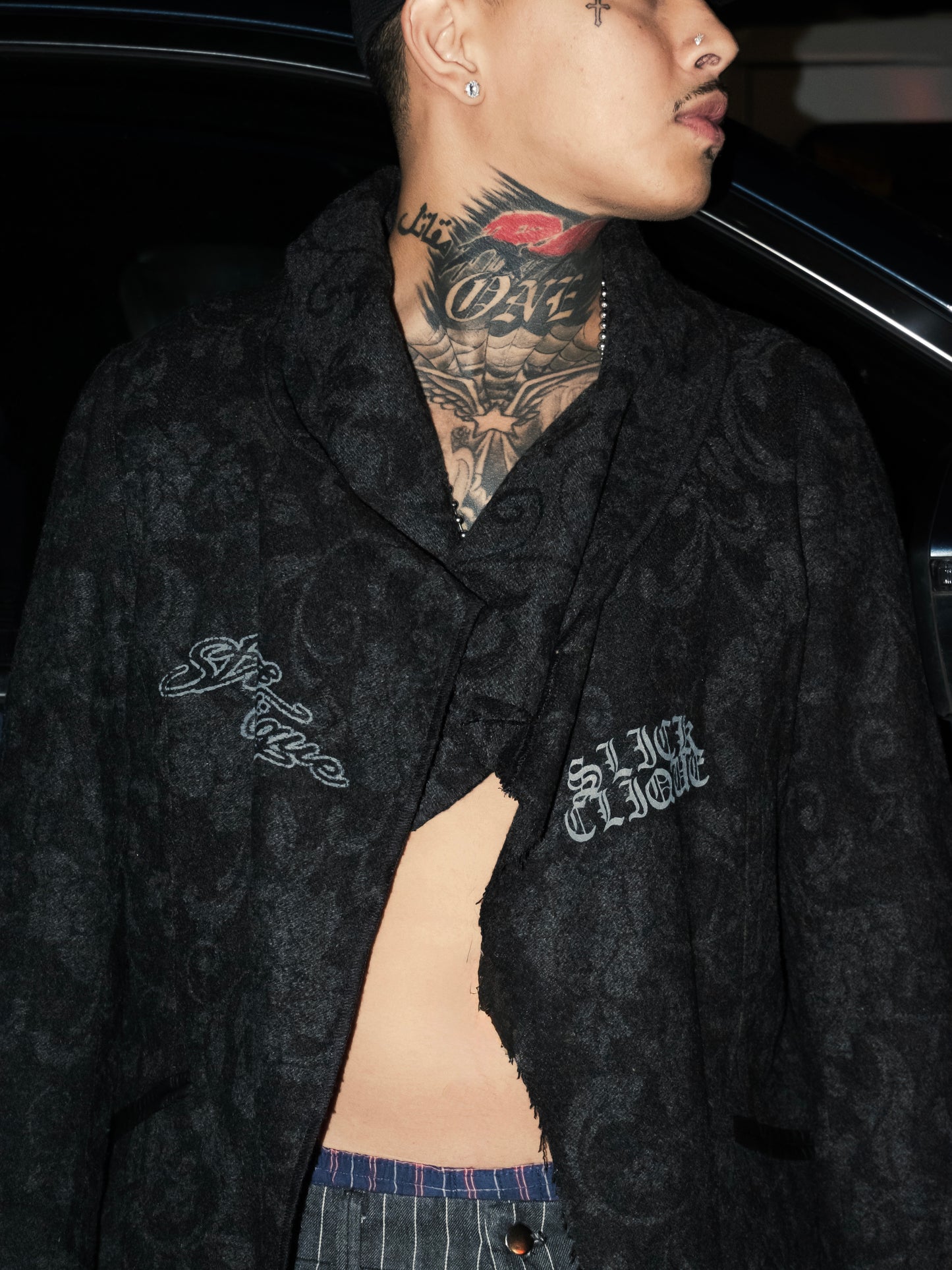 SLICK CLIQUE FLORAL COAT