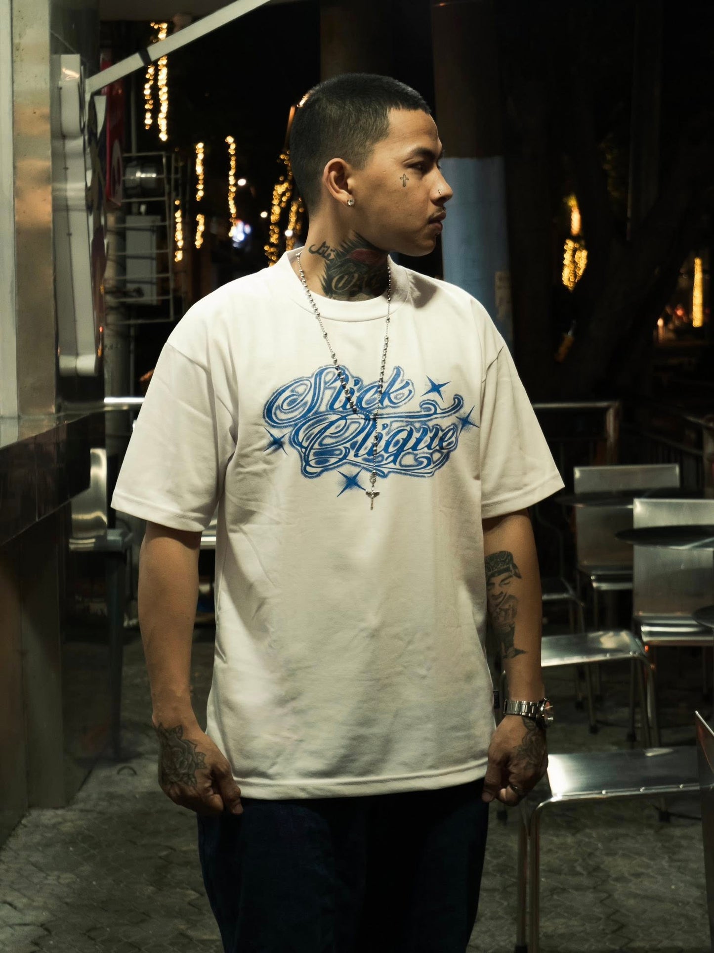 SLICK CLIQUE AIRBRUSH TEE