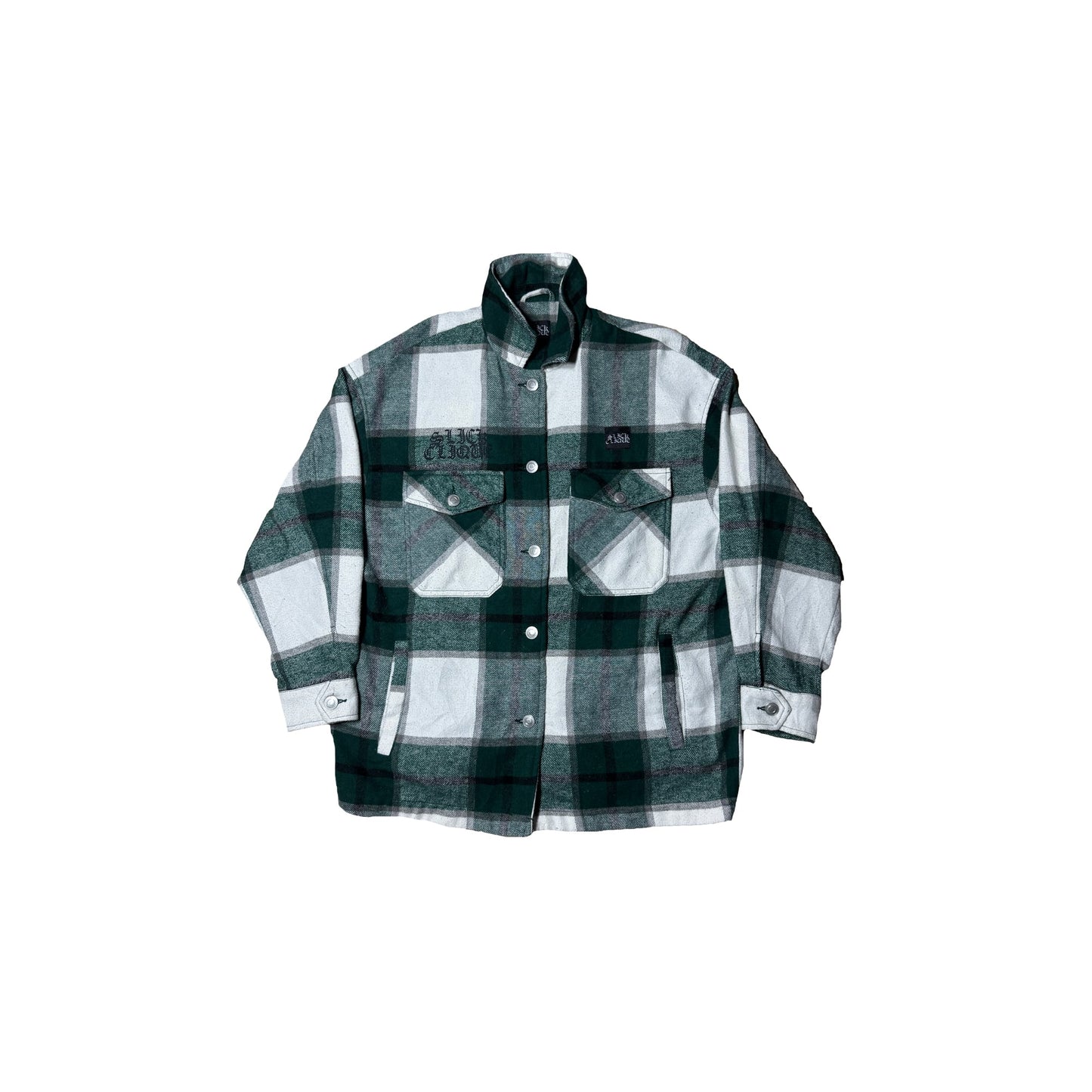 SLICK CLIQUE PLAID FLANNEL
