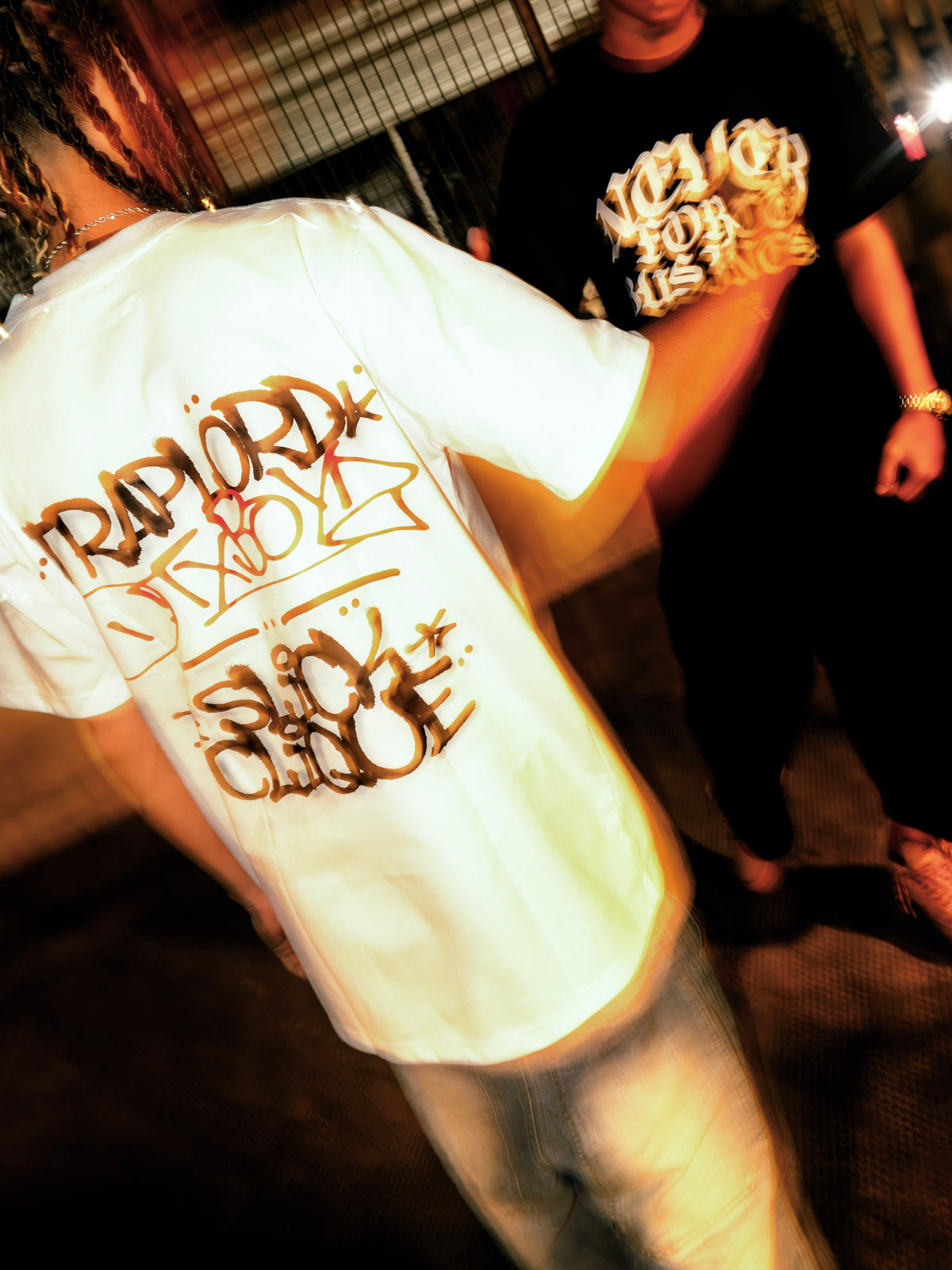 SLICK CLIQUE X TRAPLORD NFB BLACK TEE
