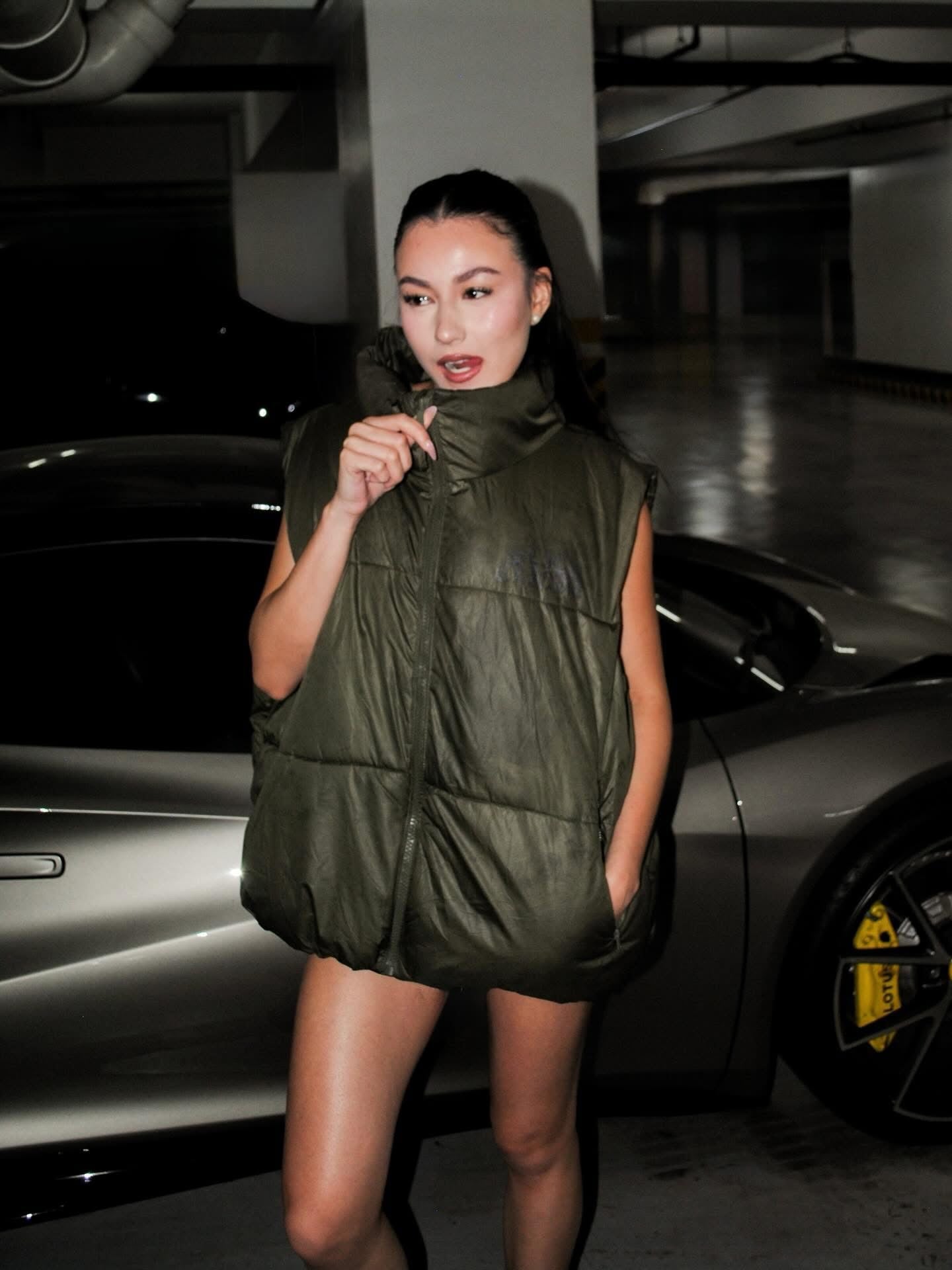 SLICK CLIQUE PUFFER VEST