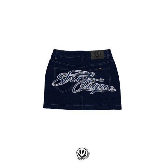 DENIM SKIRT (SLICK CLIQUE)
