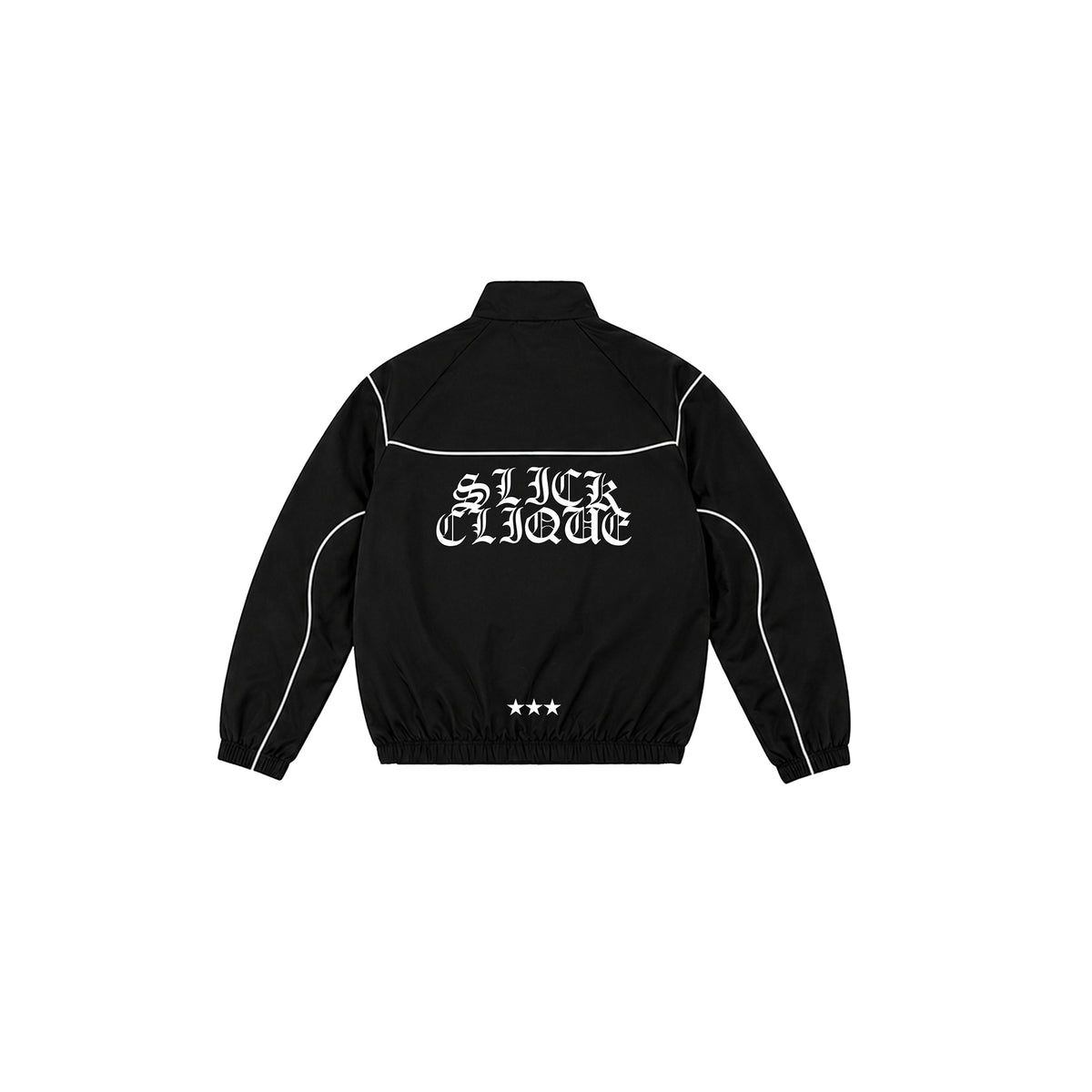 SLICK CLIQUE TRACK JACKET BLACK