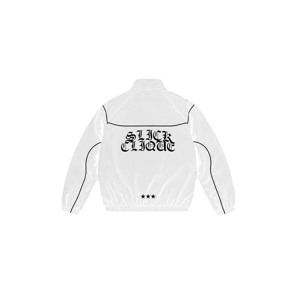 SLICK CLIQUE TRACK JACKET WHITE