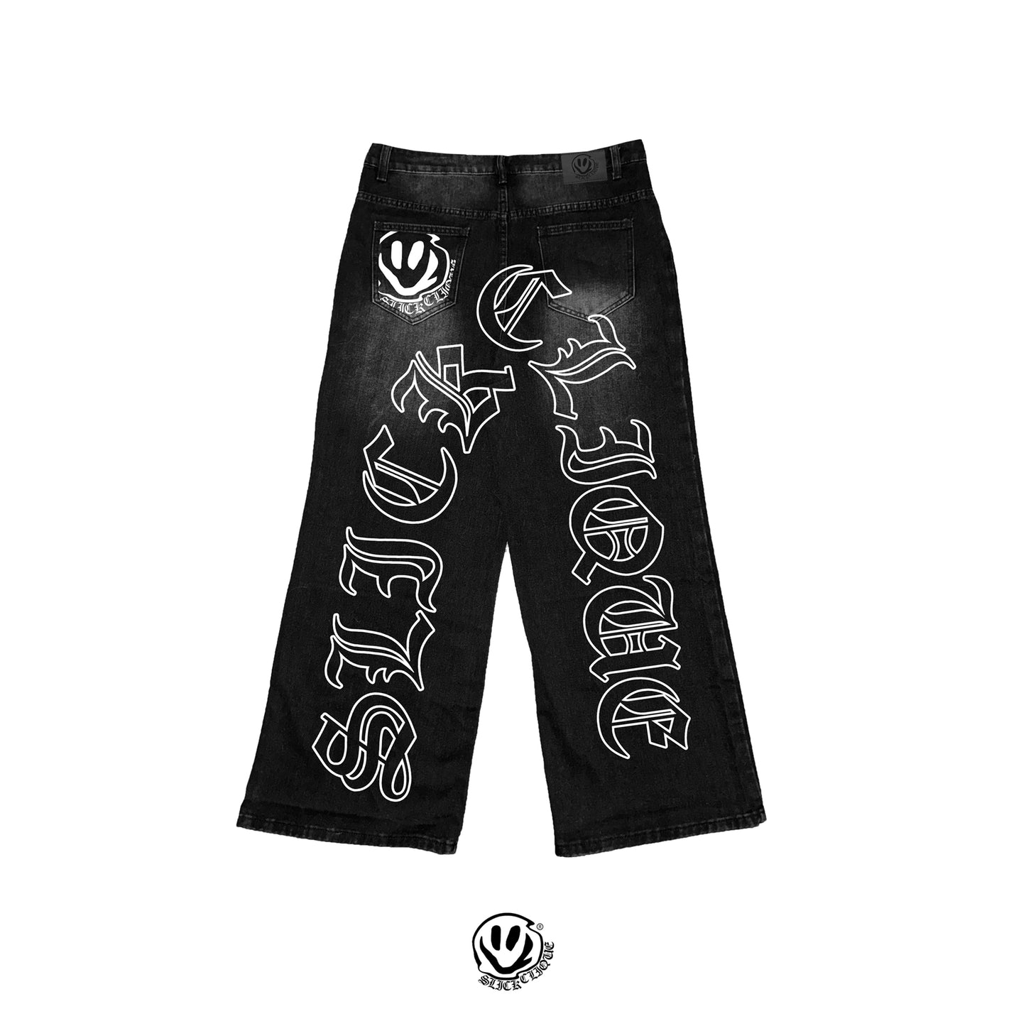 DENIM WASHED PANTS