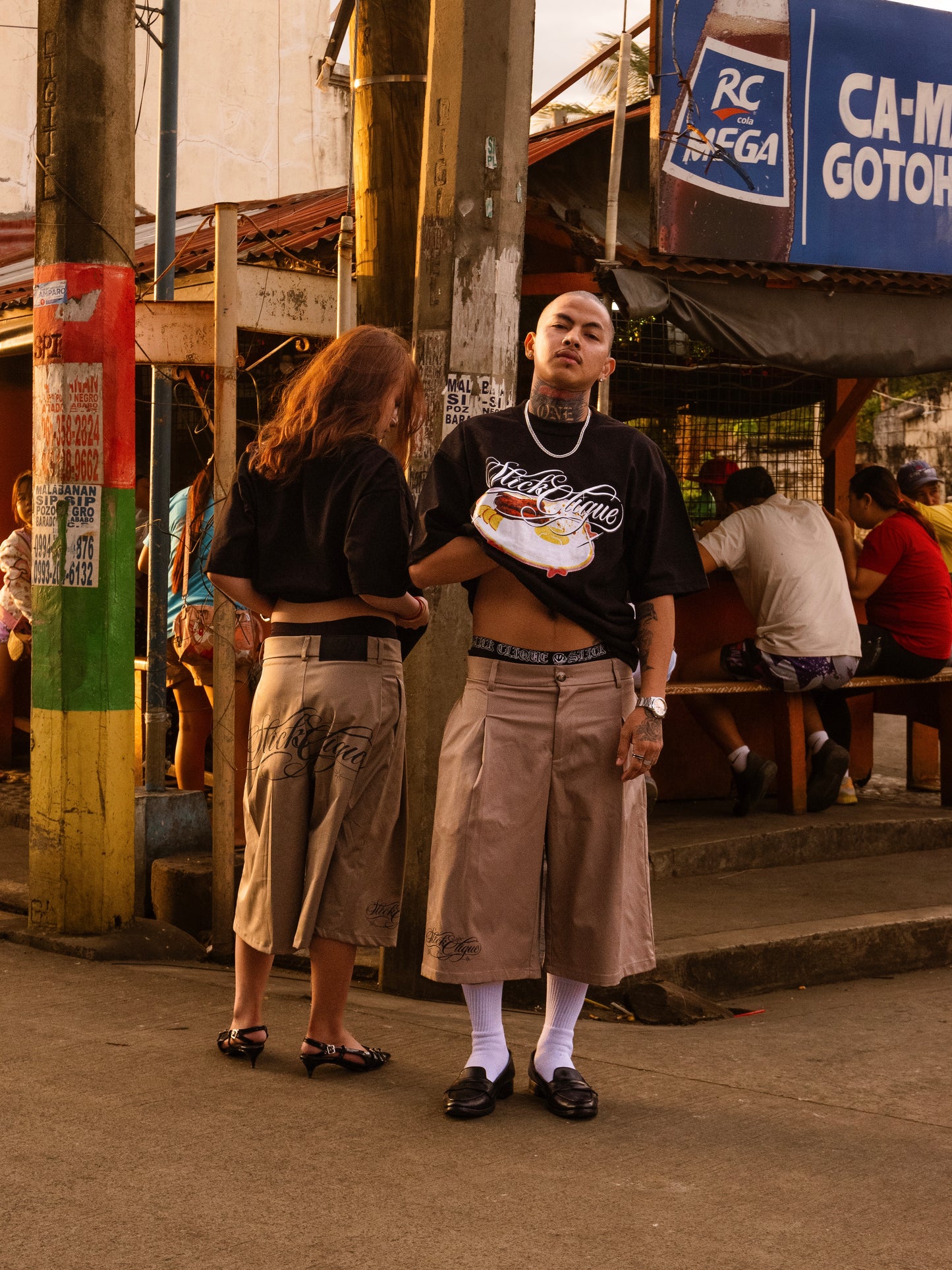 SLICK CLIQUE FILIPINO AGAHAN BLACK TEE