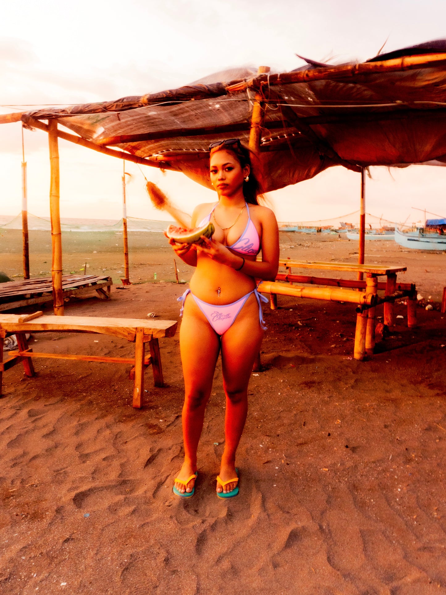 SLICK CLIQUE VIOLET BIKINI SET