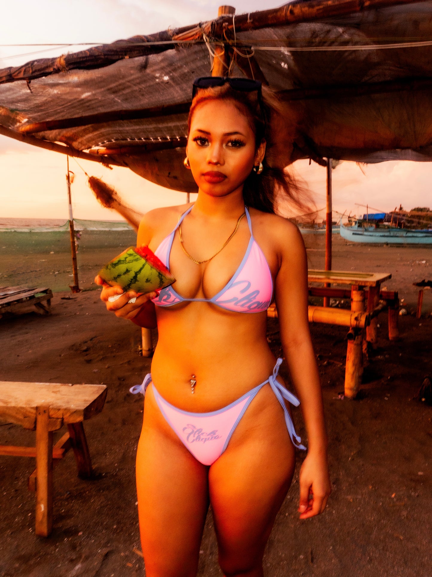 SLICK CLIQUE VIOLET BIKINI SET