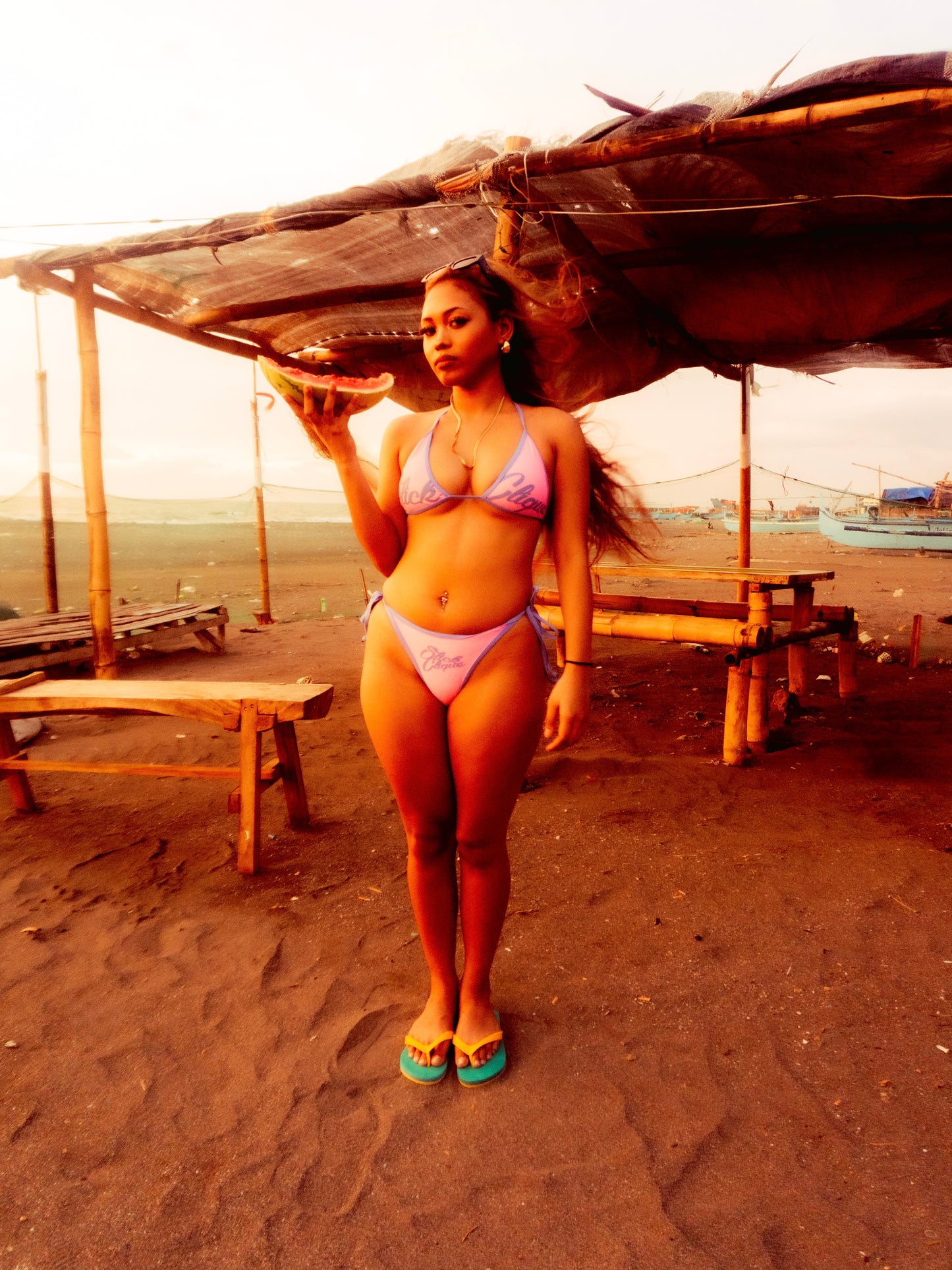 SLICK CLIQUE VIOLET BIKINI SET