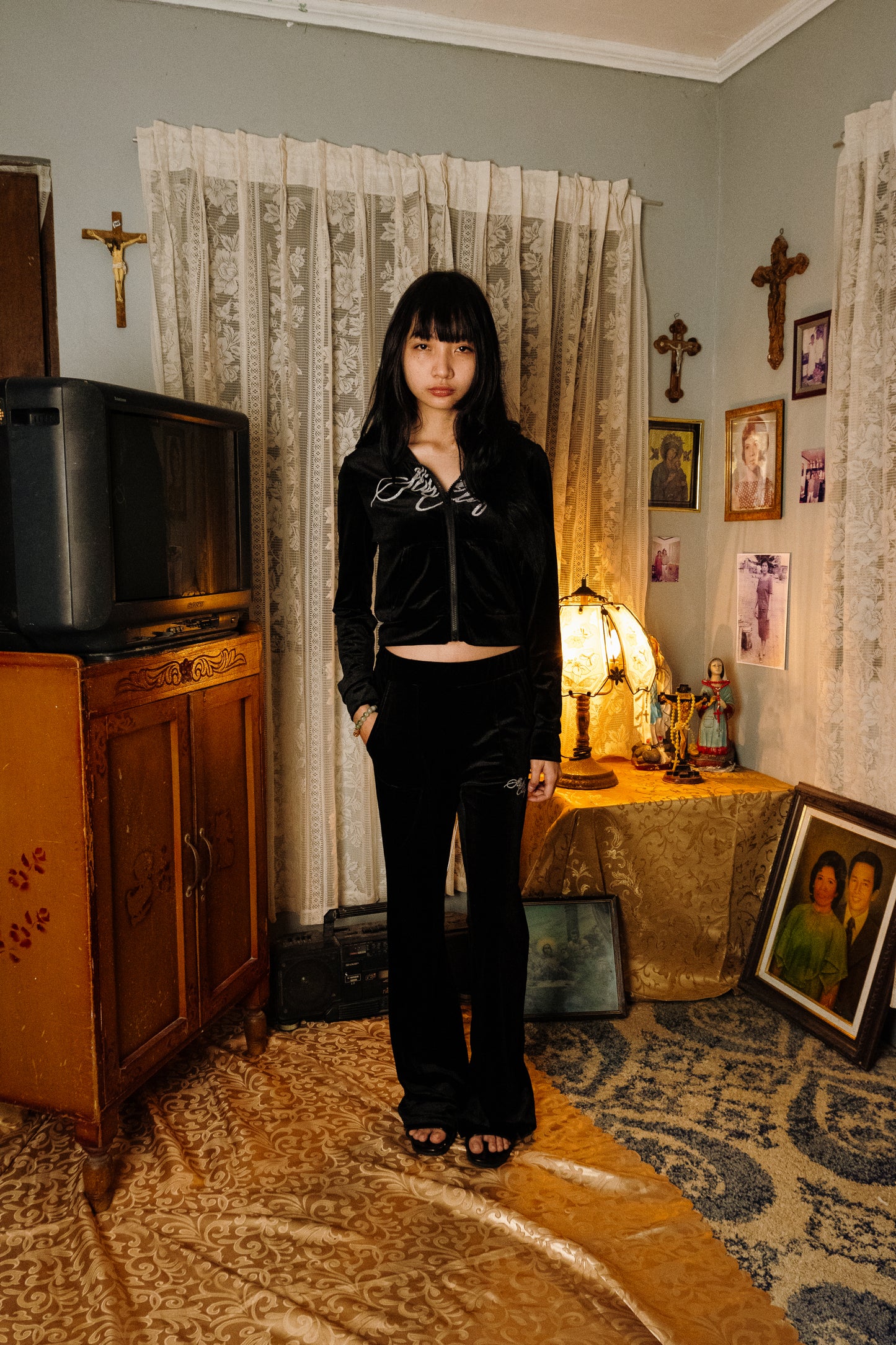 VELVET SET (GLITTER DESIGN)