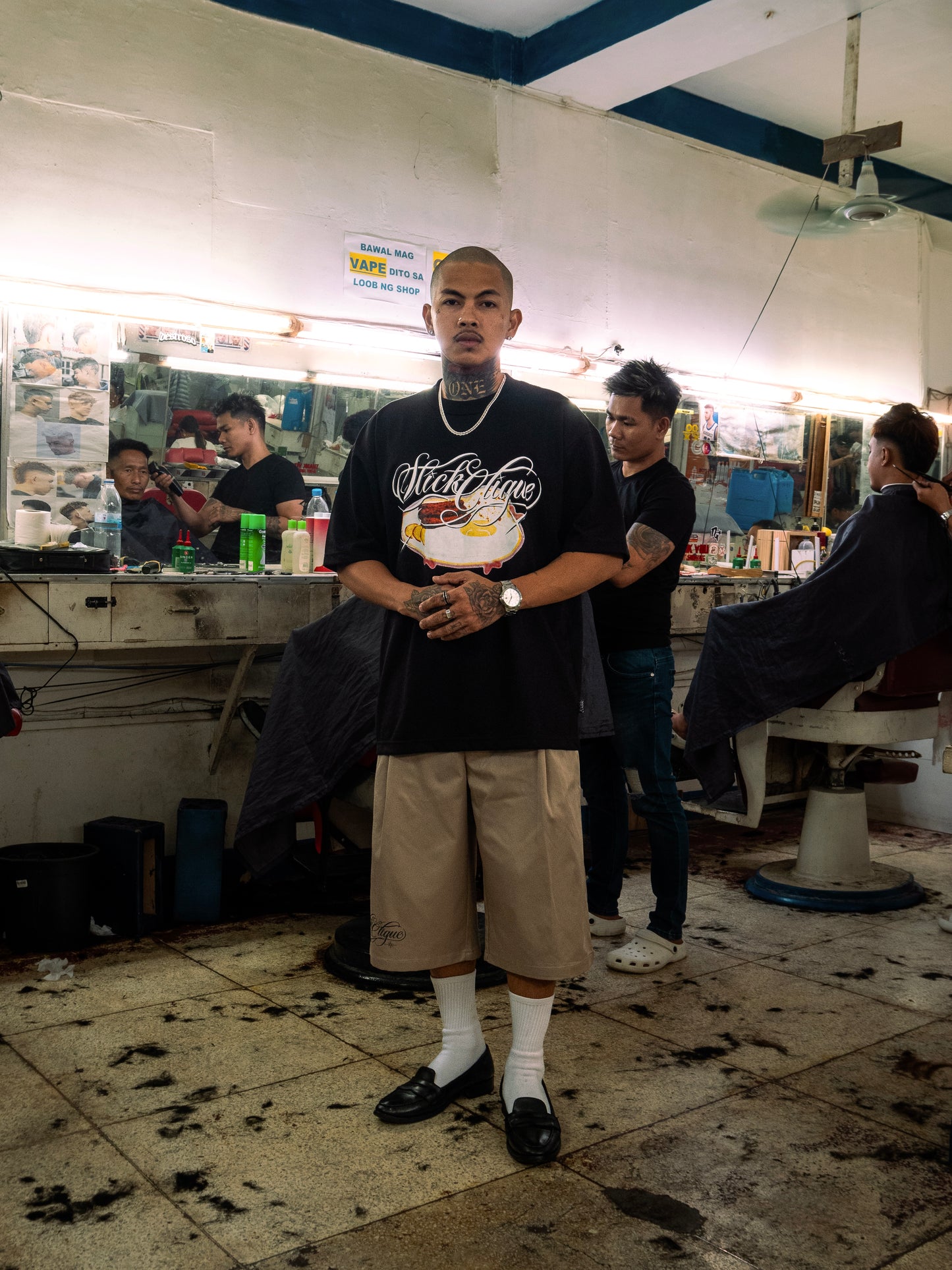 SLICK CLIQUE FILIPINO AGAHAN BLACK TEE