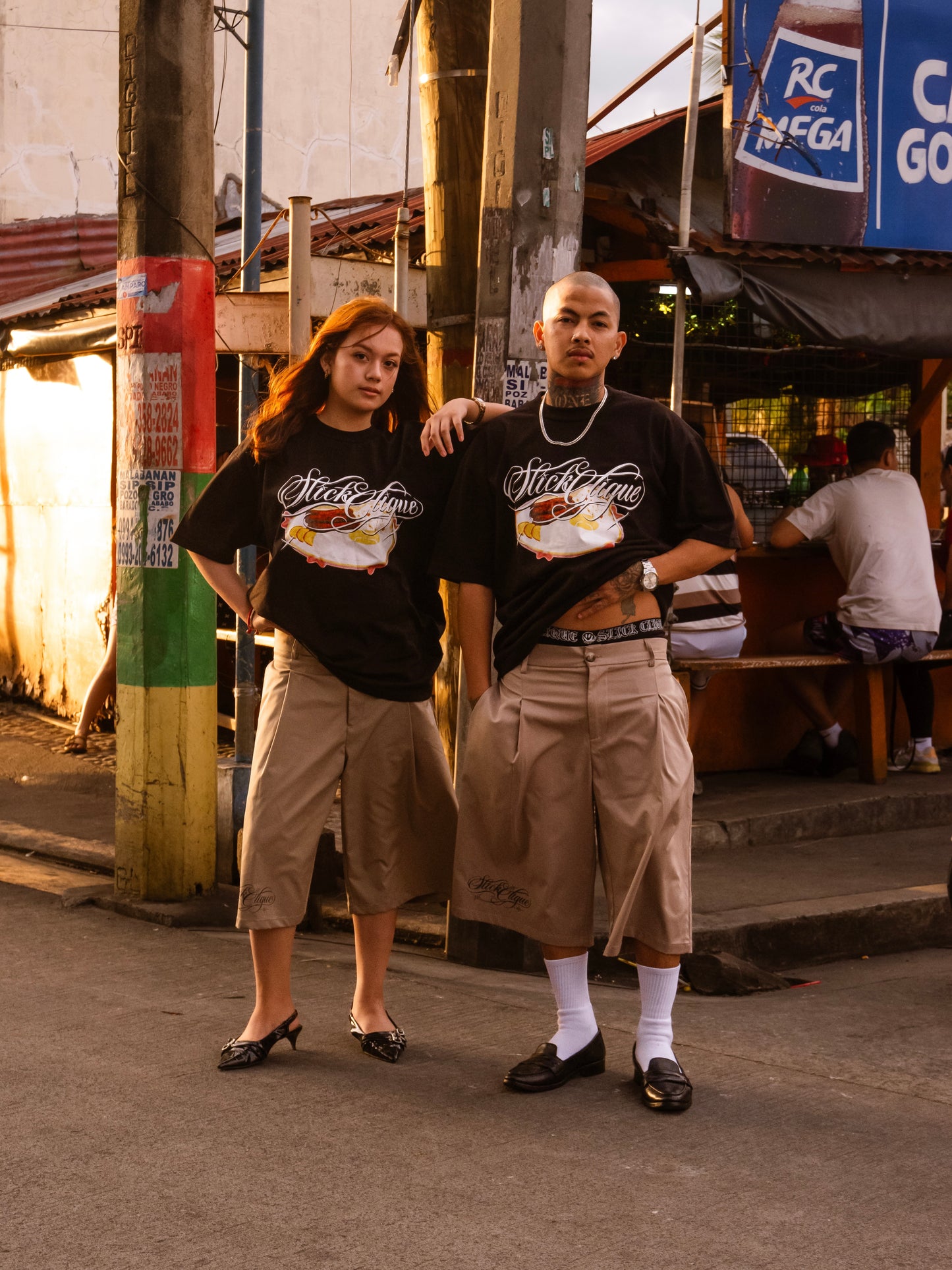 SLICK CLIQUE FILIPINO AGAHAN BLACK TEE