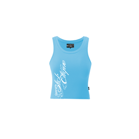 SLICK CLIQUE BABY BLUE WOMENS TANK TOP