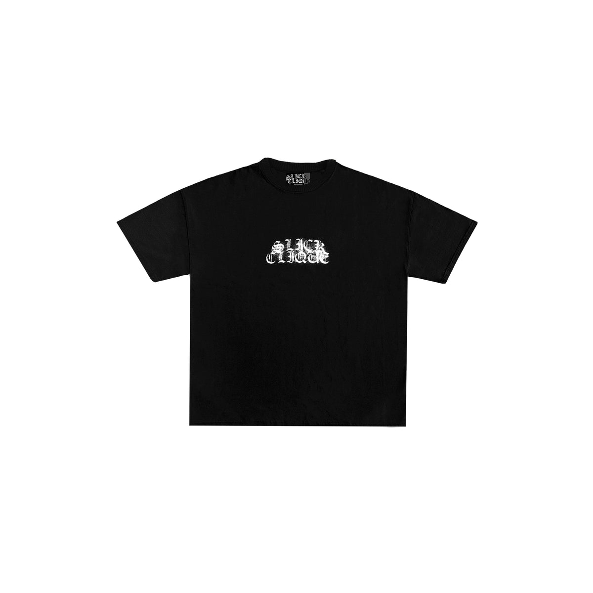 SLICK CLIQUE GRUNGE BLACK TEE