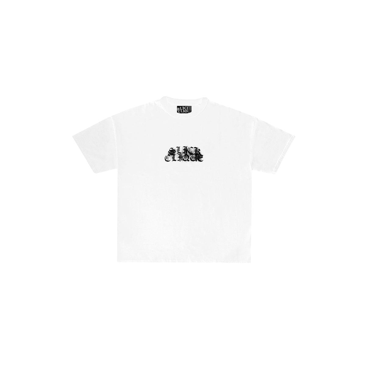 SLICK CLIQUE GRUNGE WHITE TEE