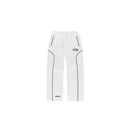 SLICK CLIQUE TRACK PANTS WHITE
