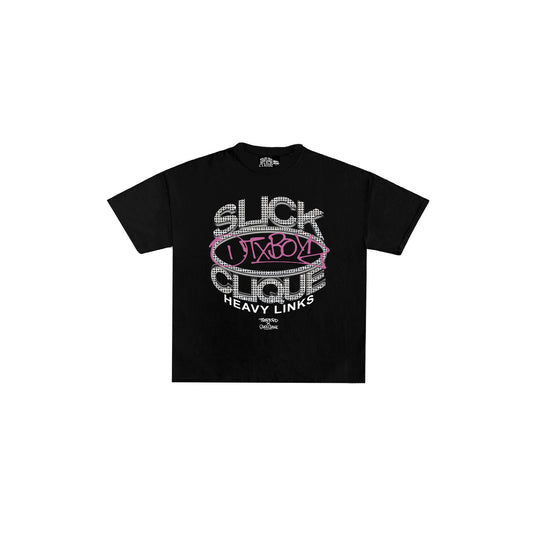 SLICK CLIQUE X OTX BOYZ BLACK TEE