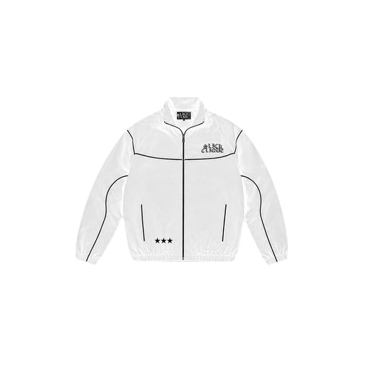 SLICK CLIQUE TRACK JACKET WHITE