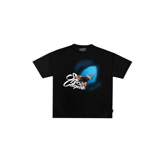SLICK CLIQUE OCEAN DRIVE BLACK TEE