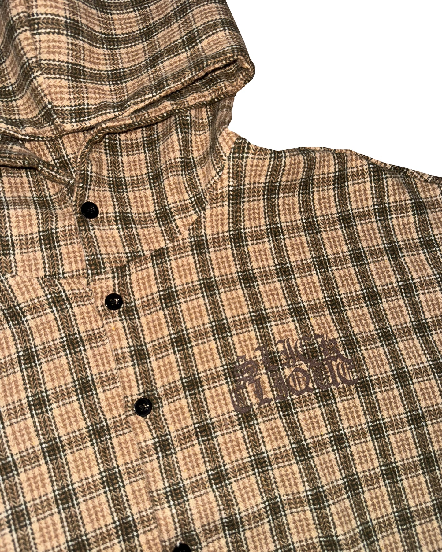 SLICK CLIQUE PLAID HOODIE
